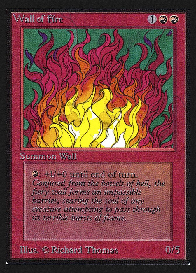 Wall of Fire [International Collectors' Edition] | Yard's Games Ltd