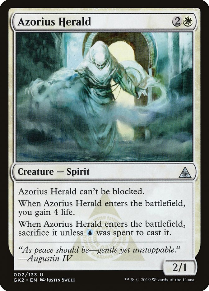 Azorius Herald [Ravnica Allegiance Guild Kit] | Yard's Games Ltd