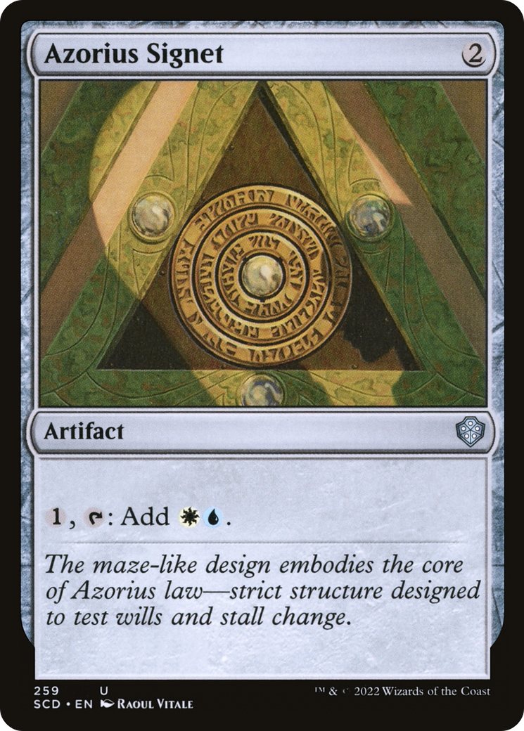 Azorius Signet [Starter Commander Decks] | Yard's Games Ltd