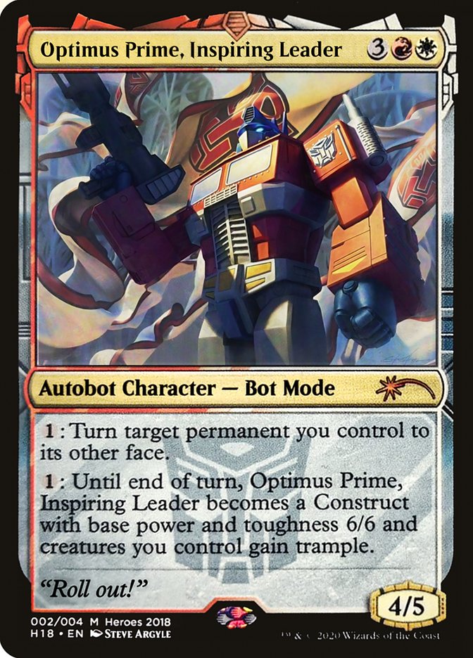 Optimus Prime, Inspiring Leader [Heroes of the Realm 2018] | Yard's Games Ltd