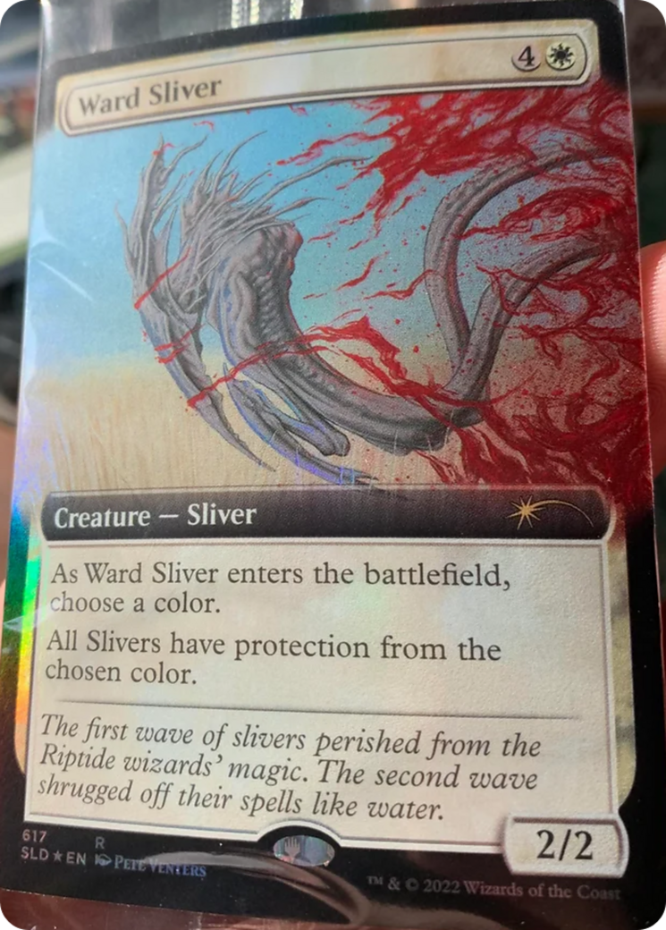 Ward Sliver (Extended Art) [Secret Lair Drop Promos] | Yard's Games Ltd