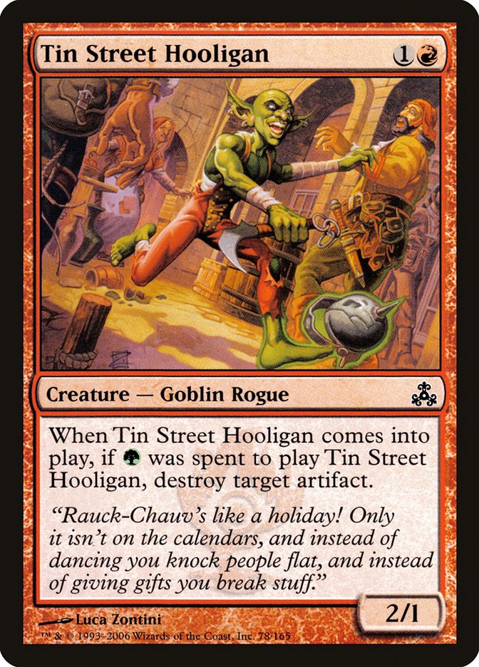 Tin Street Hooligan [Guildpact] | Yard's Games Ltd