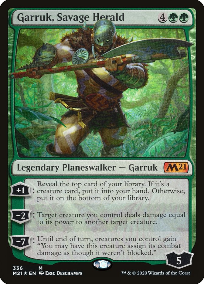 Garruk, Savage Herald [Core Set 2021] | Yard's Games Ltd