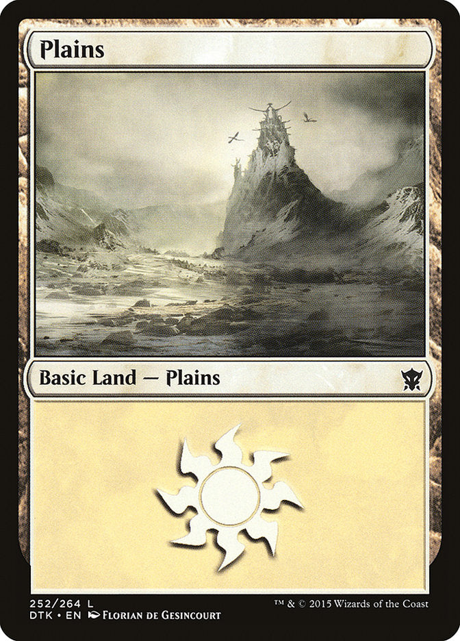 Plains (252) [Dragons of Tarkir] | Yard's Games Ltd