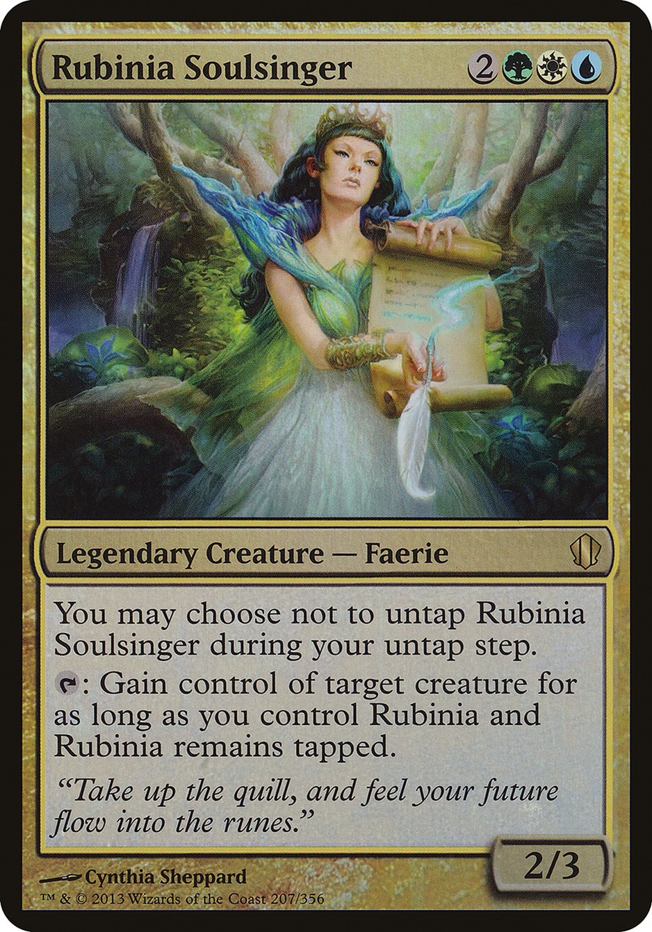 Rubinia Soulsinger (Oversized) [Commander 2013 Oversized] | Yard's Games Ltd