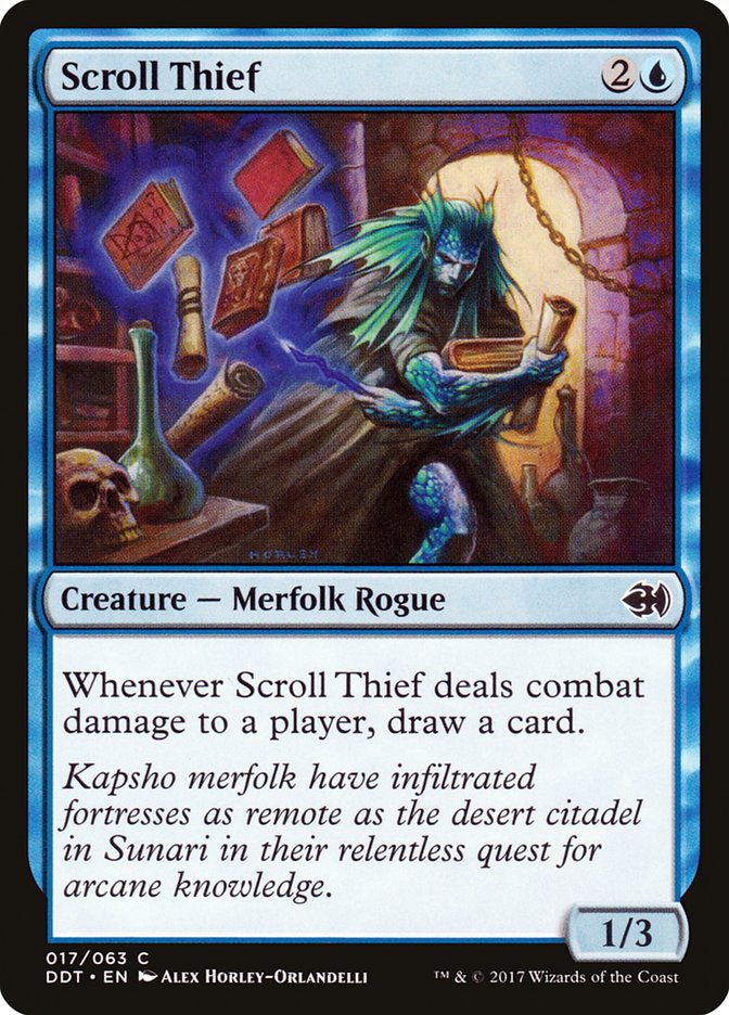 Scroll Thief [Duel Decks: Merfolk vs. Goblins] | Yard's Games Ltd