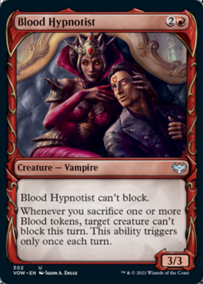 Blood Hypnotist (Showcase Fang Frame) [Innistrad: Crimson Vow] | Yard's Games Ltd