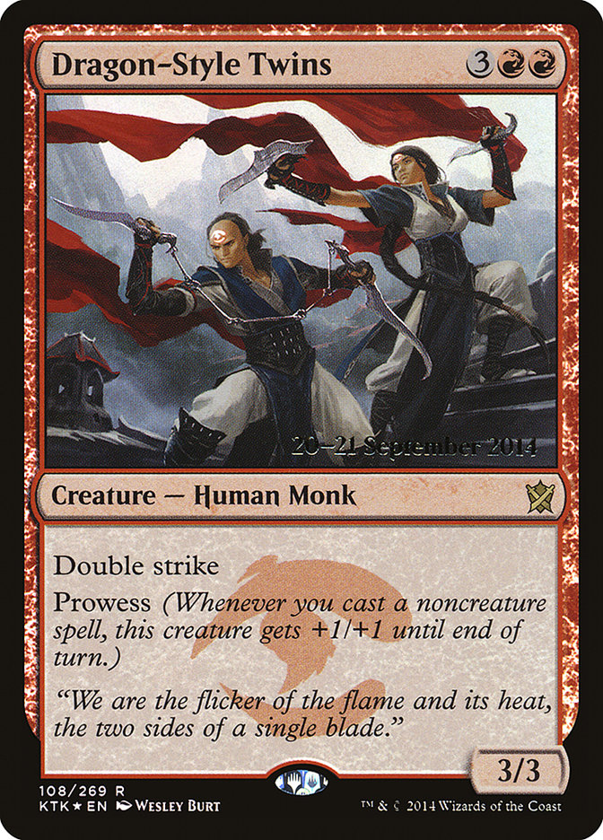 Dragon-Style Twins [Khans of Tarkir Prerelease Promos] | Yard's Games Ltd