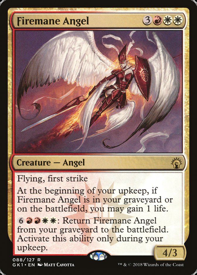 Firemane Angel [Guilds of Ravnica Guild Kit] | Yard's Games Ltd