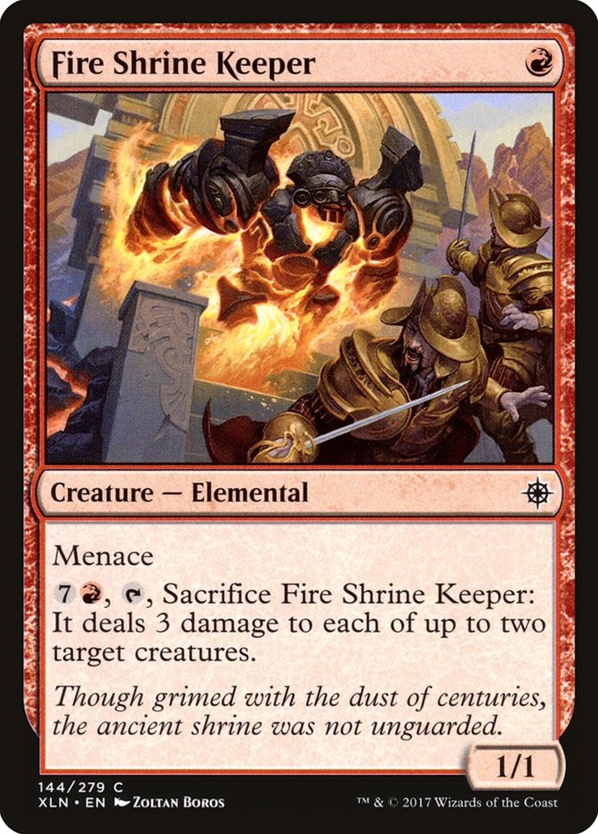 Fire Shrine Keeper [Ixalan] | Yard's Games Ltd