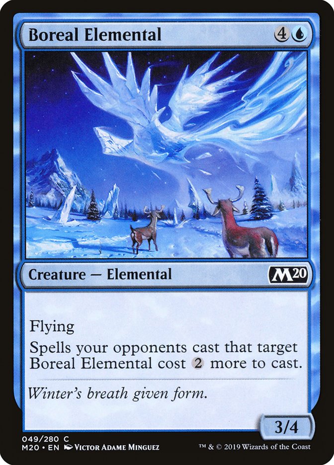 Boreal Elemental [Core Set 2020] | Yard's Games Ltd