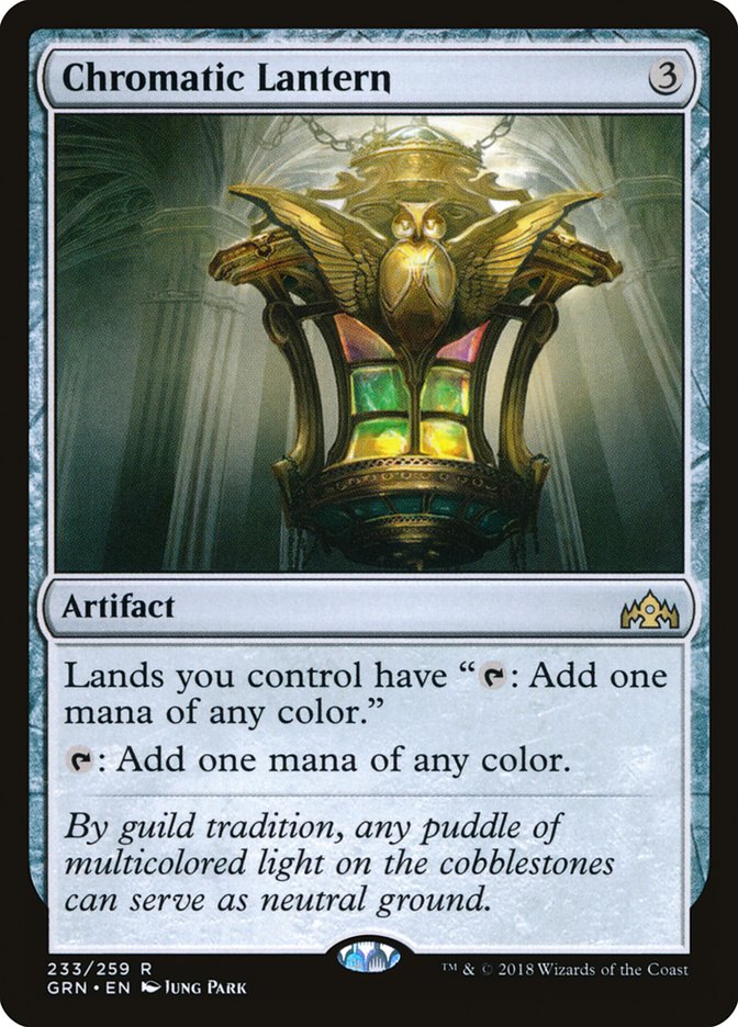 Chromatic Lantern [Guilds of Ravnica] | Yard's Games Ltd