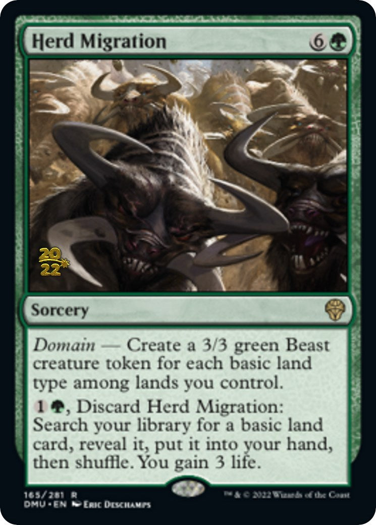 Herd Migration [Dominaria United Prerelease Promos] | Yard's Games Ltd