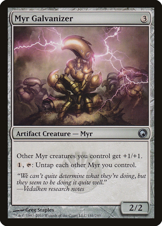 Myr Galvanizer [Scars of Mirrodin] | Yard's Games Ltd