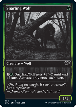 Snarling Wolf (486) [Innistrad: Double Feature] | Yard's Games Ltd