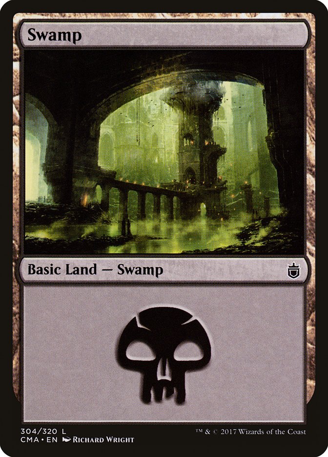 Swamp (304) [Commander Anthology] | Yard's Games Ltd