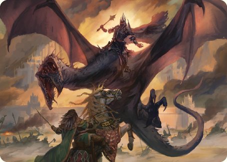 Witch-king, Bringer of Ruin Art Card [The Lord of the Rings: Tales of Middle-earth Art Series] | Yard's Games Ltd