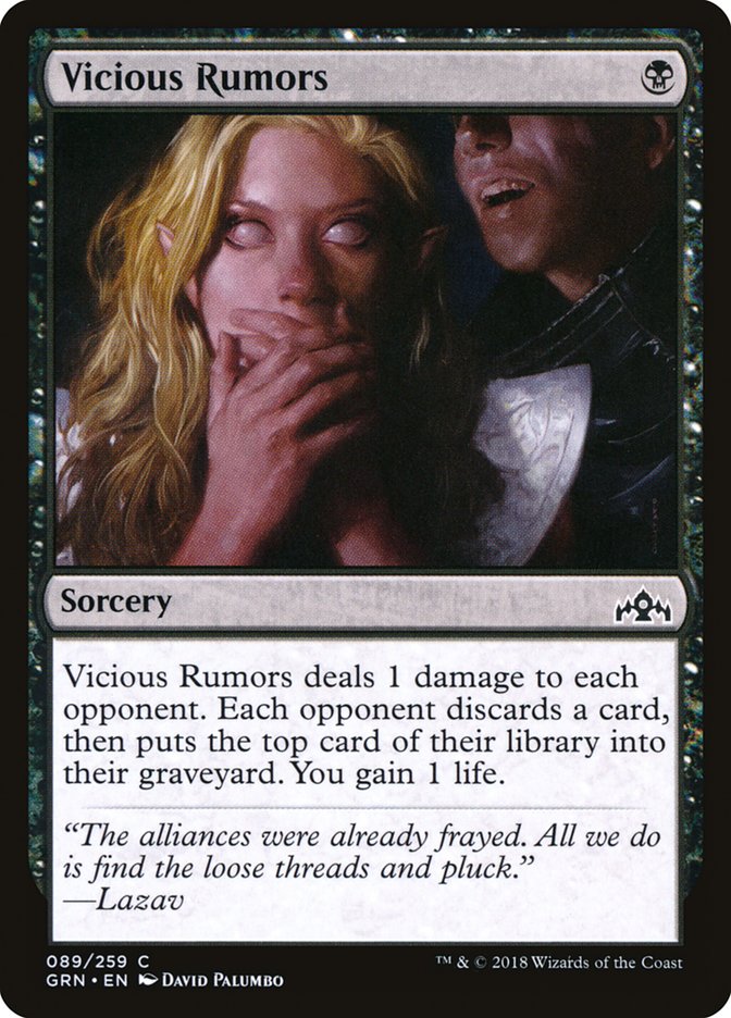 Vicious Rumors [Guilds of Ravnica] | Yard's Games Ltd