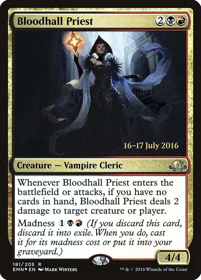 Bloodhall Priest [Eldritch Moon Prerelease Promos] | Yard's Games Ltd