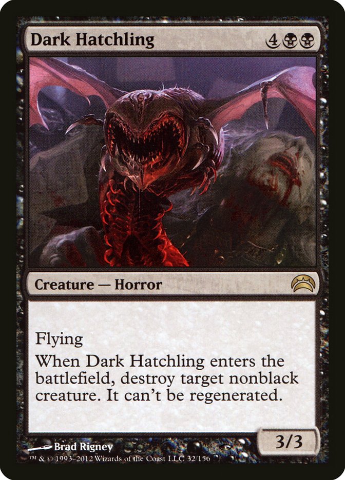 Dark Hatchling [Planechase 2012] | Yard's Games Ltd