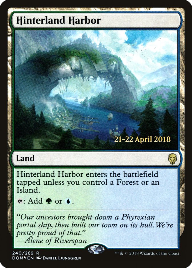 Hinterland Harbor [Dominaria Prerelease Promos] | Yard's Games Ltd