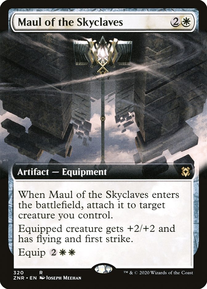 Maul of the Skyclaves (Extended Art) [Zendikar Rising] | Yard's Games Ltd