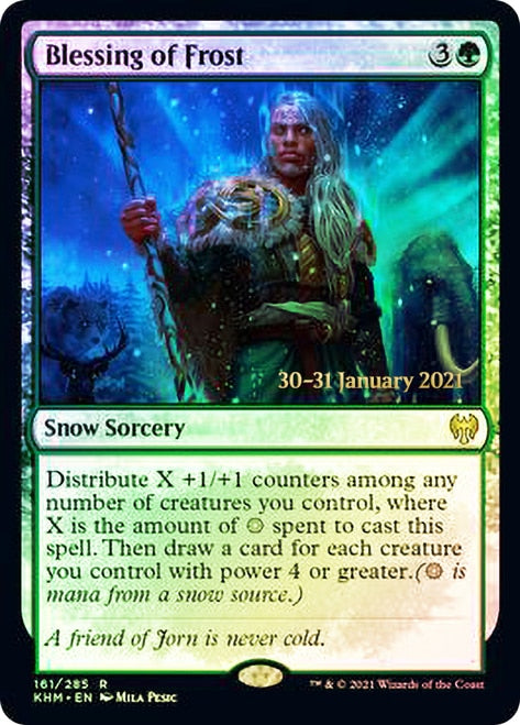 Blessing of Frost [Kaldheim Prerelease Promos] | Yard's Games Ltd