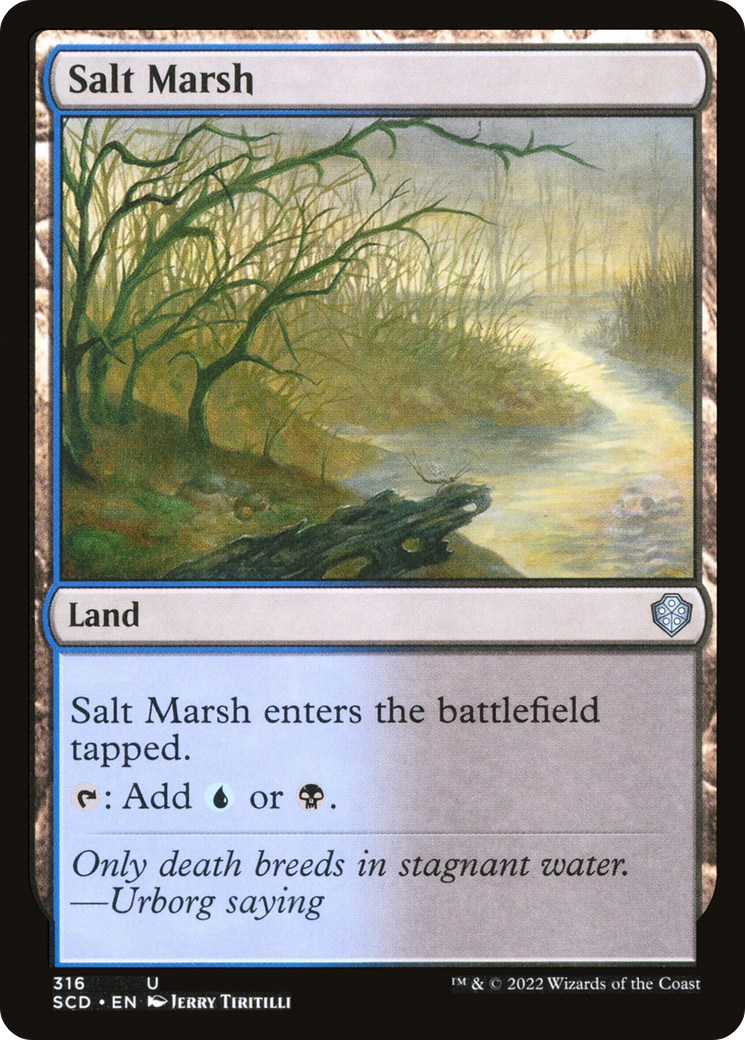 Salt Marsh [Starter Commander Decks] | Yard's Games Ltd