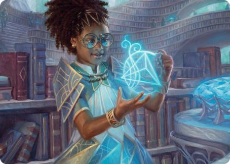 Zimone, Quandrix Prodigy Art Card [Strixhaven: School of Mages Art Series] | Yard's Games Ltd