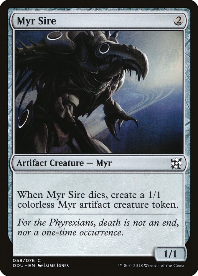 Myr Sire [Duel Decks: Elves vs. Inventors] | Yard's Games Ltd