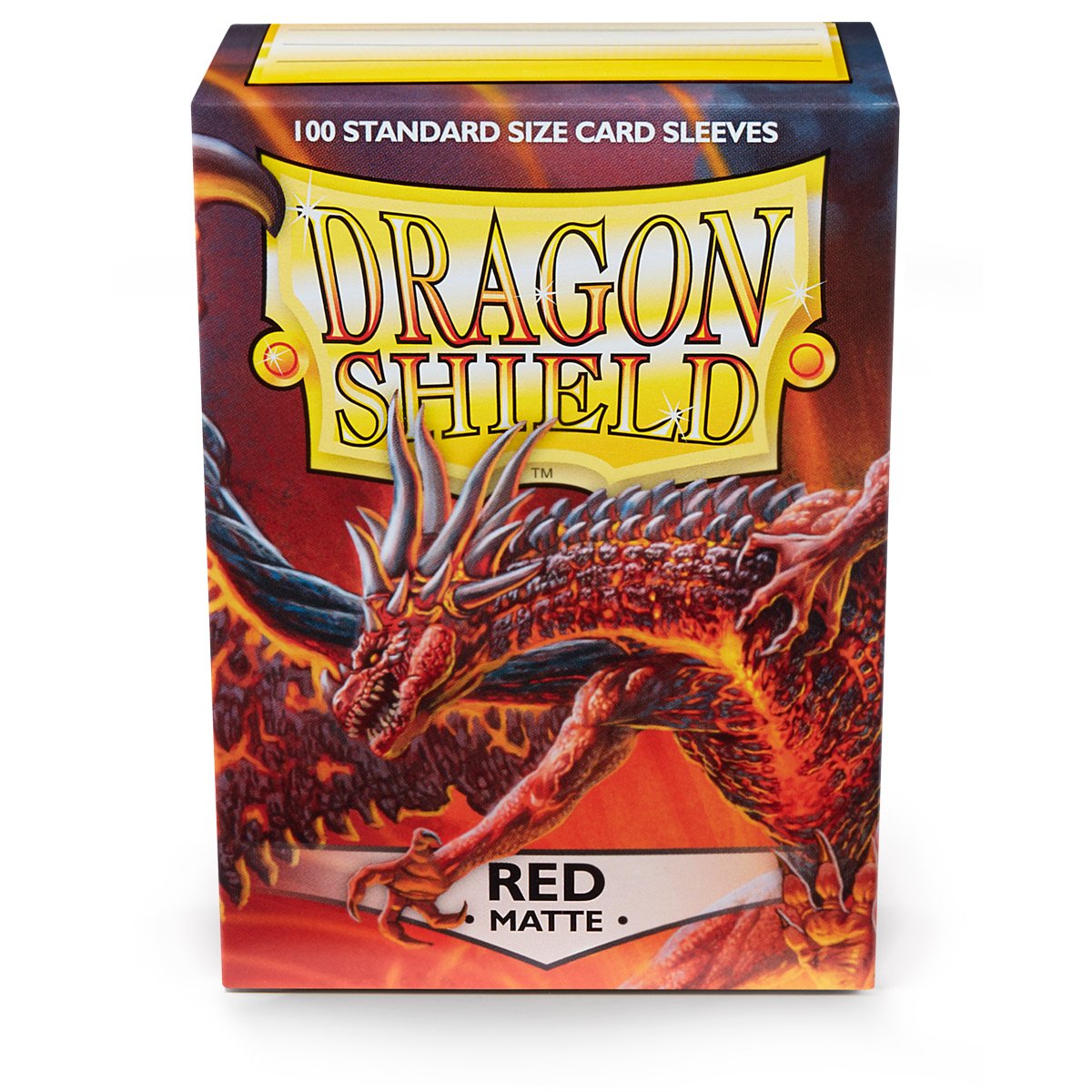Dragon Shield Standard Matte Red ‘Moltanis’ – (100ct) | Yard's Games Ltd