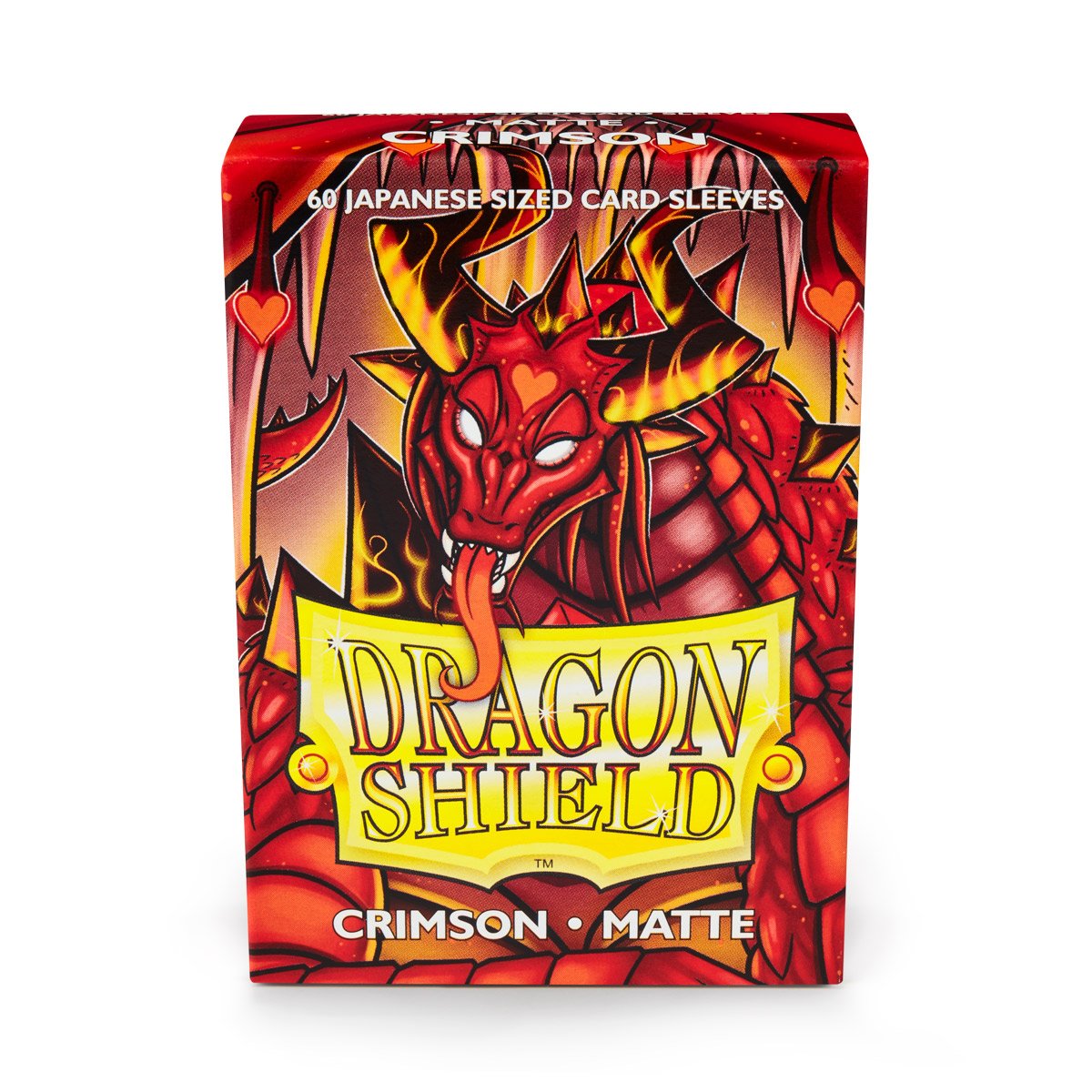 Dragon Shield Japanese Matte Crimson ‘Elohaen’ – (60ct) | Yard's Games Ltd