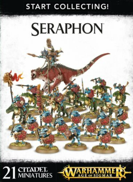 warhammer age of sigmar start collecting seraphon plastic box set | Yard's Games Ltd