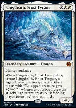 Icingdeath, Frost Tyrant (Promo Pack) [Dungeons & Dragons: Adventures in the Forgotten Realms Promos] | Yard's Games Ltd