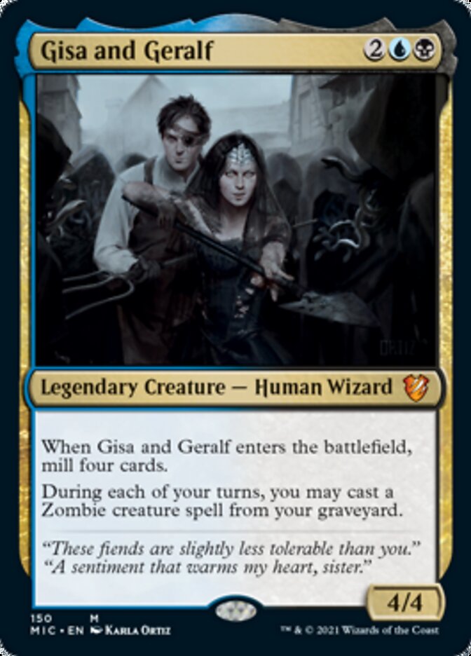 Gisa and Geralf [Innistrad: Midnight Hunt Commander] | Yard's Games Ltd