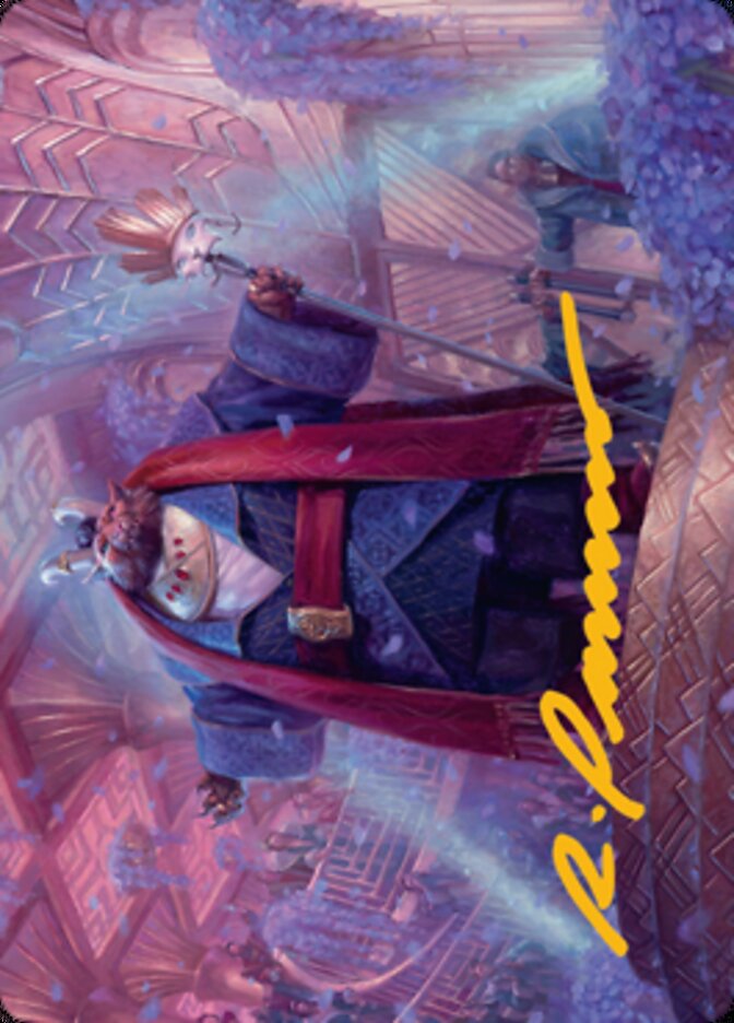 Jetmir, Nexus of Revels 1 Art Card (Gold-Stamped Signature) [Streets of New Capenna Art Series] | Yard's Games Ltd