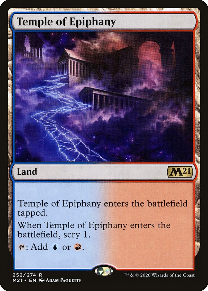 Temple of Epiphany [Core Set 2021] | Yard's Games Ltd