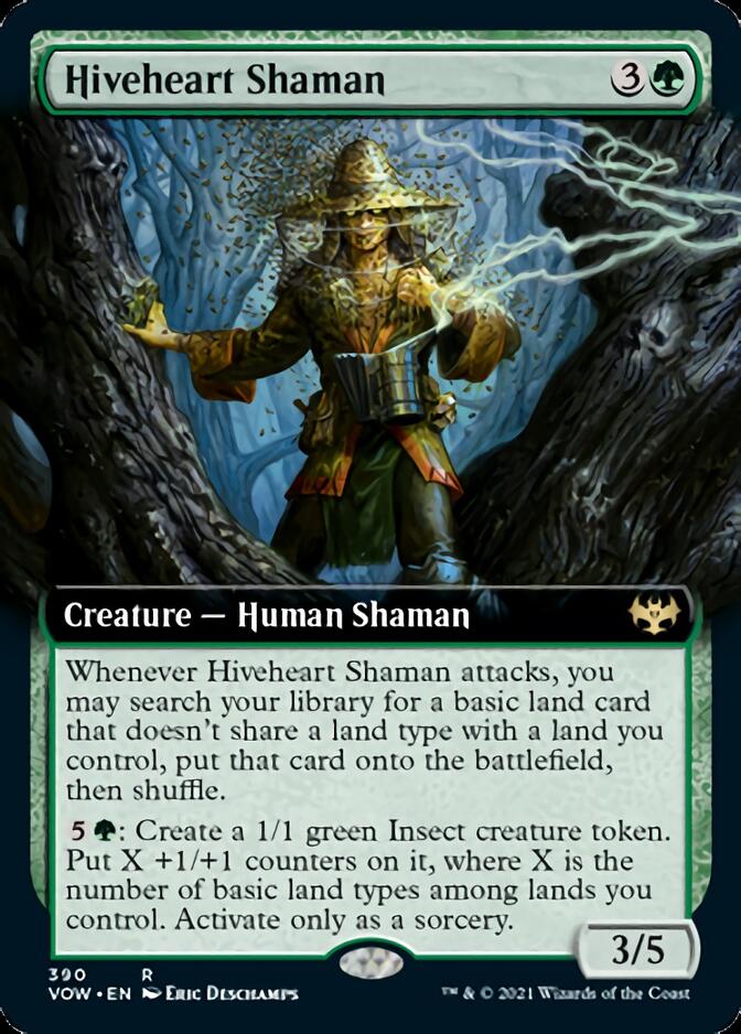 Hiveheart Shaman (Extended Art) [Innistrad: Crimson Vow] | Yard's Games Ltd