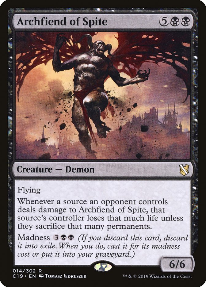 Archfiend of Spite [Commander 2019] | Yard's Games Ltd