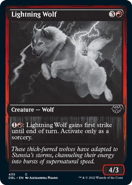 Lightning Wolf [Innistrad: Double Feature] | Yard's Games Ltd