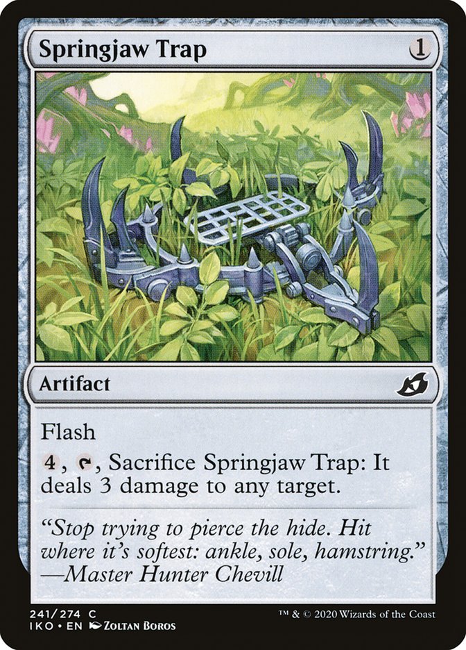 Springjaw Trap [Ikoria: Lair of Behemoths] | Yard's Games Ltd