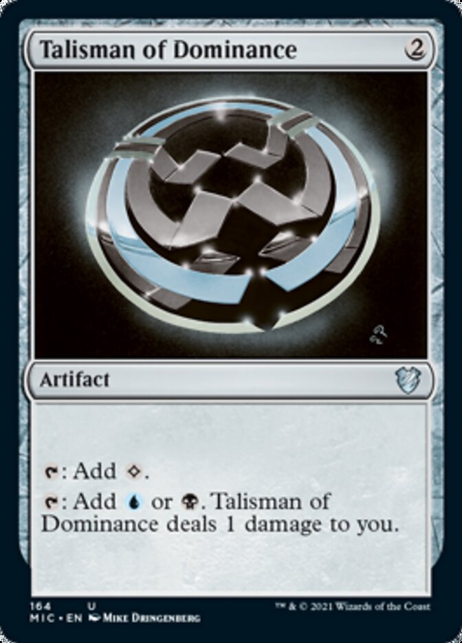 Talisman of Dominance [Innistrad: Midnight Hunt Commander] | Yard's Games Ltd