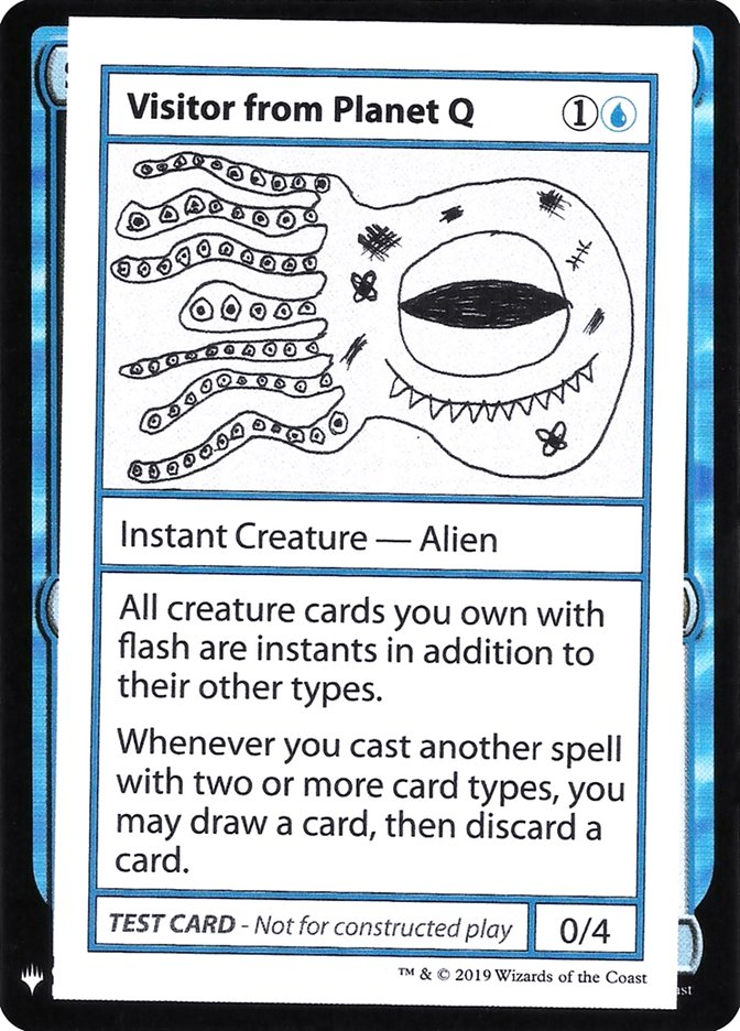 Visitor from Planet Q [Mystery Booster Playtest Cards] | Yard's Games Ltd