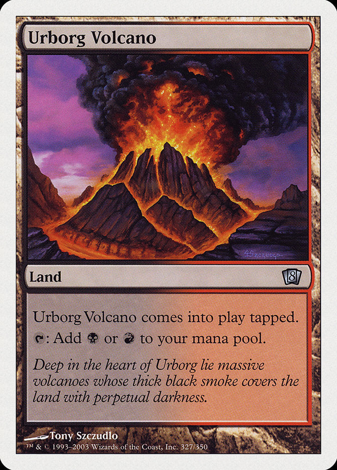 Urborg Volcano [Eighth Edition] | Yard's Games Ltd