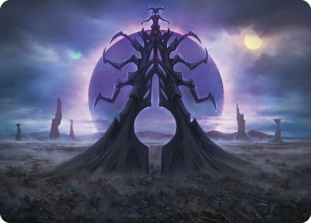 Black Sun's Twilight Art Card [Phyrexia: All Will Be One Art Series] | Yard's Games Ltd