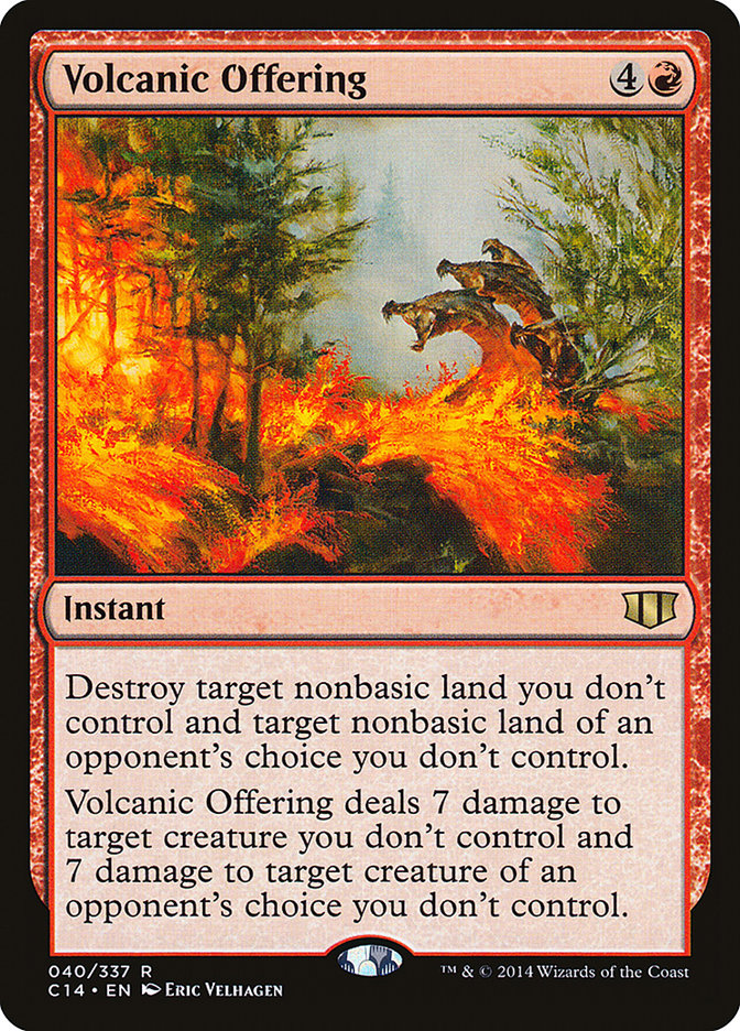 Volcanic Offering [Commander 2014] | Yard's Games Ltd