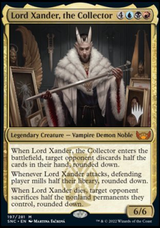 Lord Xander, the Collector (Promo Pack) [Streets of New Capenna Promos] | Yard's Games Ltd