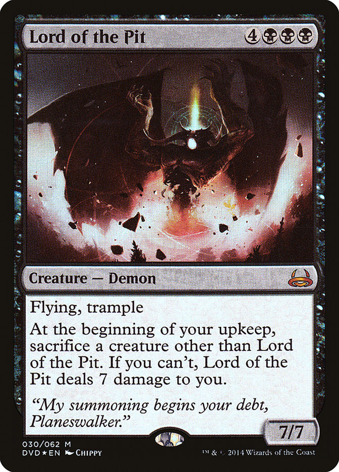 Lord of the Pit (Divine vs. Demonic) [Duel Decks Anthology] | Yard's Games Ltd