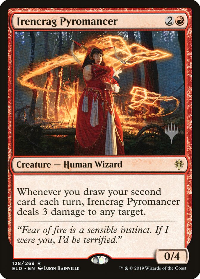 Irencrag Pyromancer (Promo Pack) [Throne of Eldraine Promos] | Yard's Games Ltd