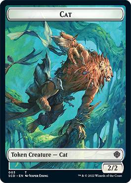 Insect // Cat Double-Sided Token [Starter Commander Decks] | Yard's Games Ltd